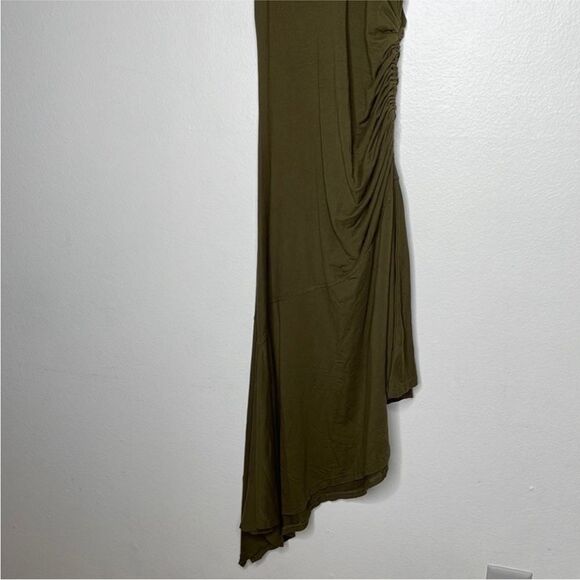Daily Practice by Anthropologie Womens Size Medium Sleeveless Side-Ruched Dress - Picture 6 of 12